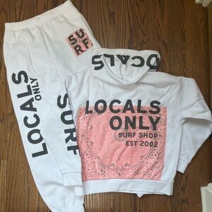 Vintage Havana locals only sweatshirt and sweatpants set. Never worn. Size small